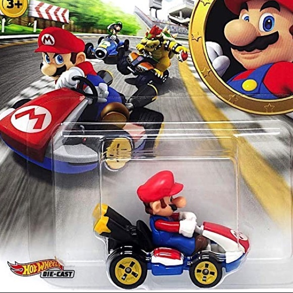 Hot Wheels Nintendo MARIOKART Mario Kids Car Fun - Picture 3 of 5